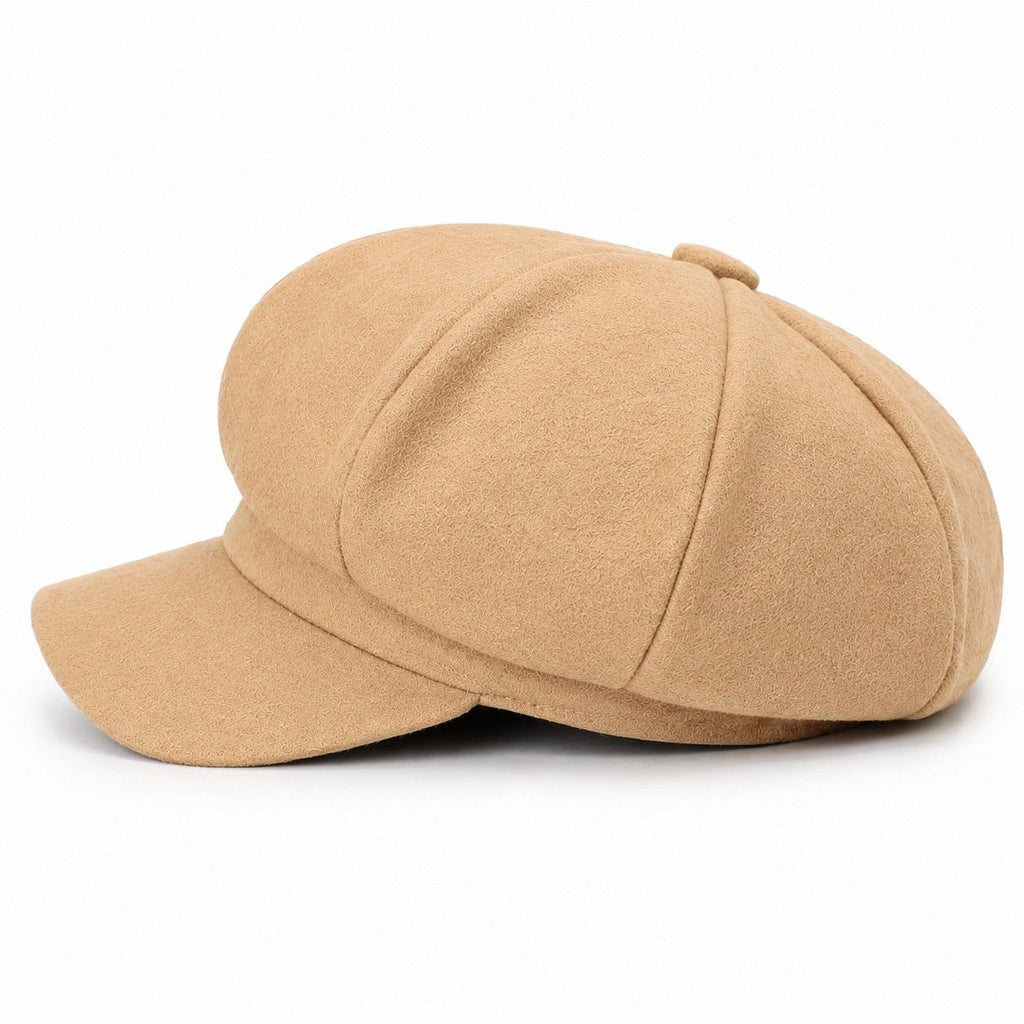 Classic Newsboy Cap Soft Textured Baker Boy Hat for Everyday Wear