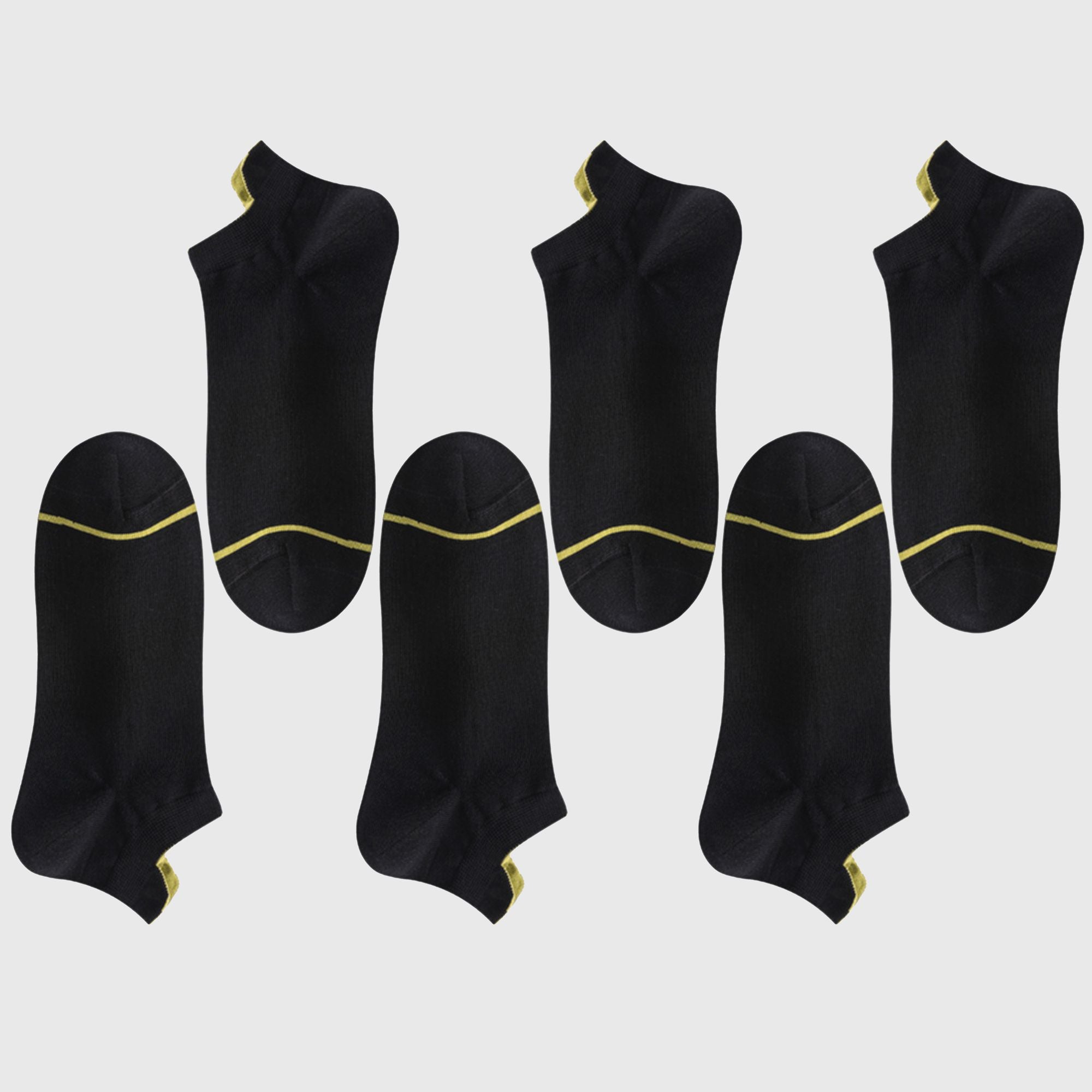 Anna-Kaci Men's 6pk Breathable Casual Ankle Socks