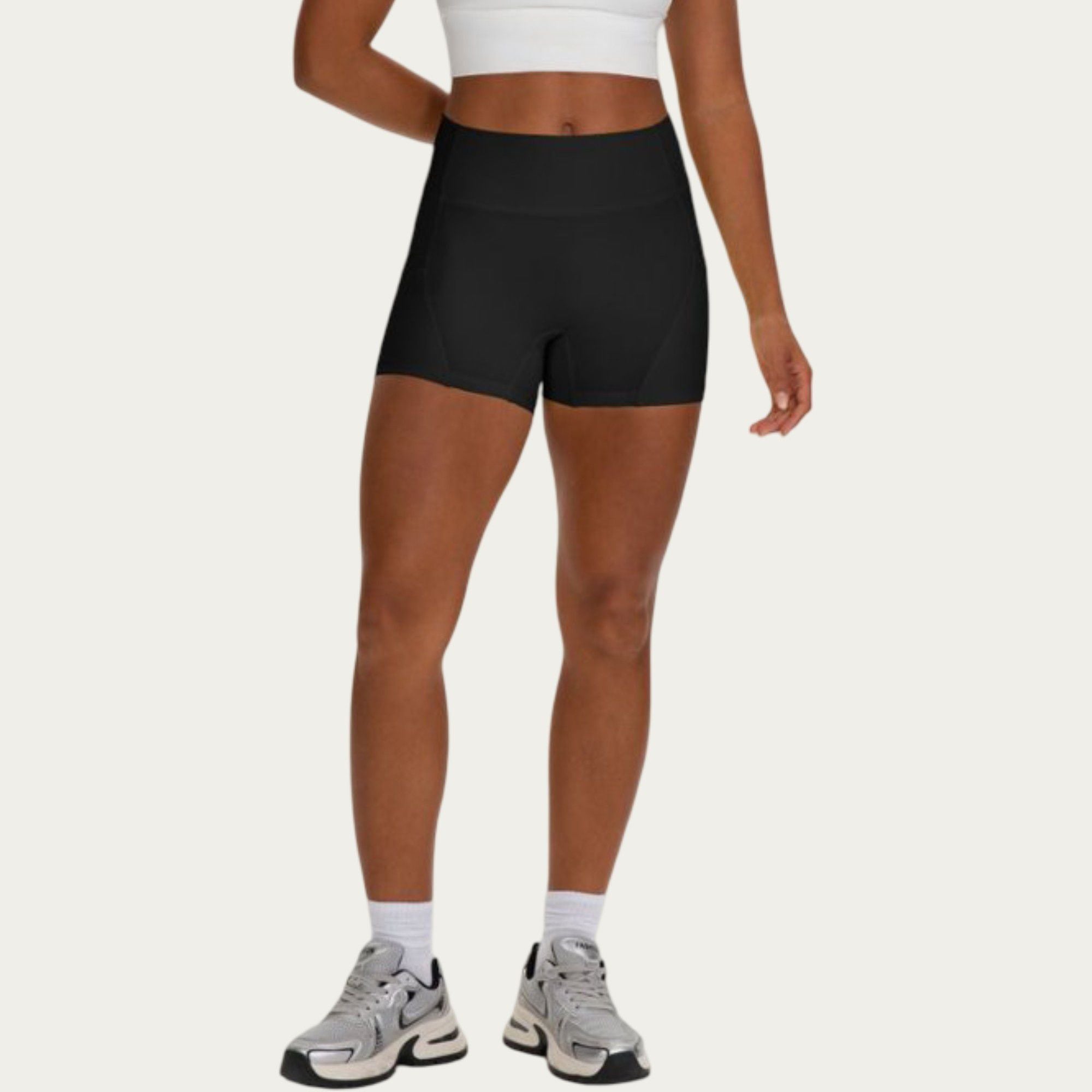 Anna-Kaci Active Women's High Waist Biker Shorts with Side Pockets and Smooth Stretch Fit