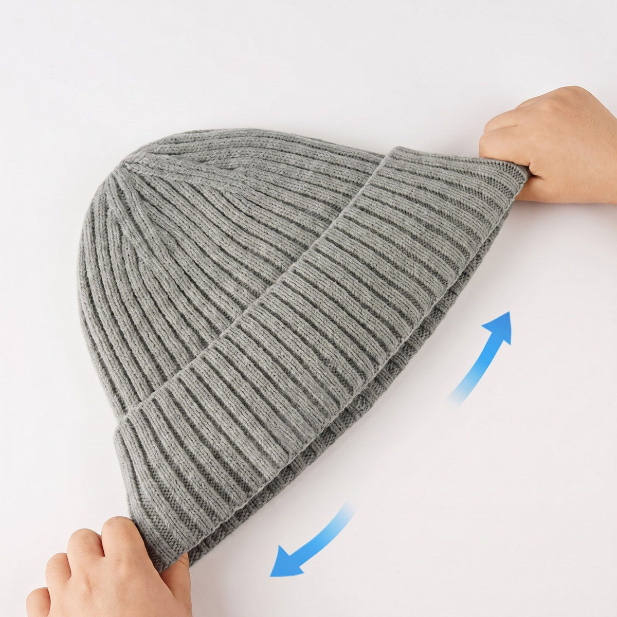 3 Piece Ribbed Knit Beanie Scarf and Touchscreen Gloves Set