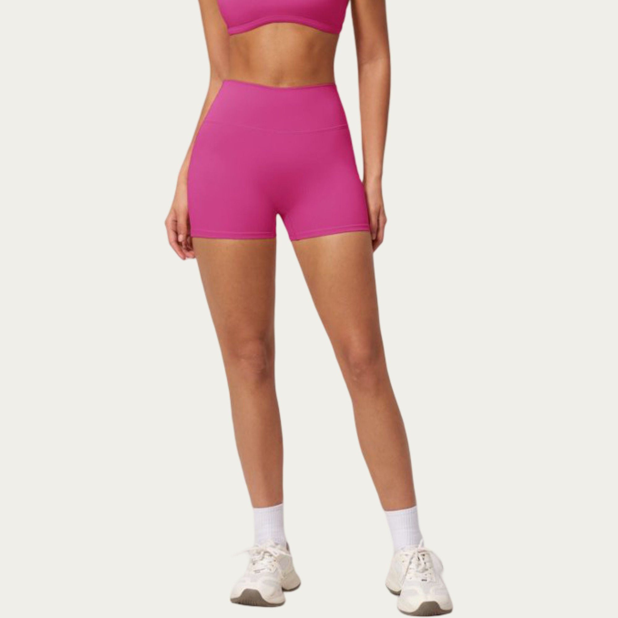 Anna-Kaci Active Women's High Waist Mini Biker Shorts with Smooth Stretch Fabric and Supportive Fit