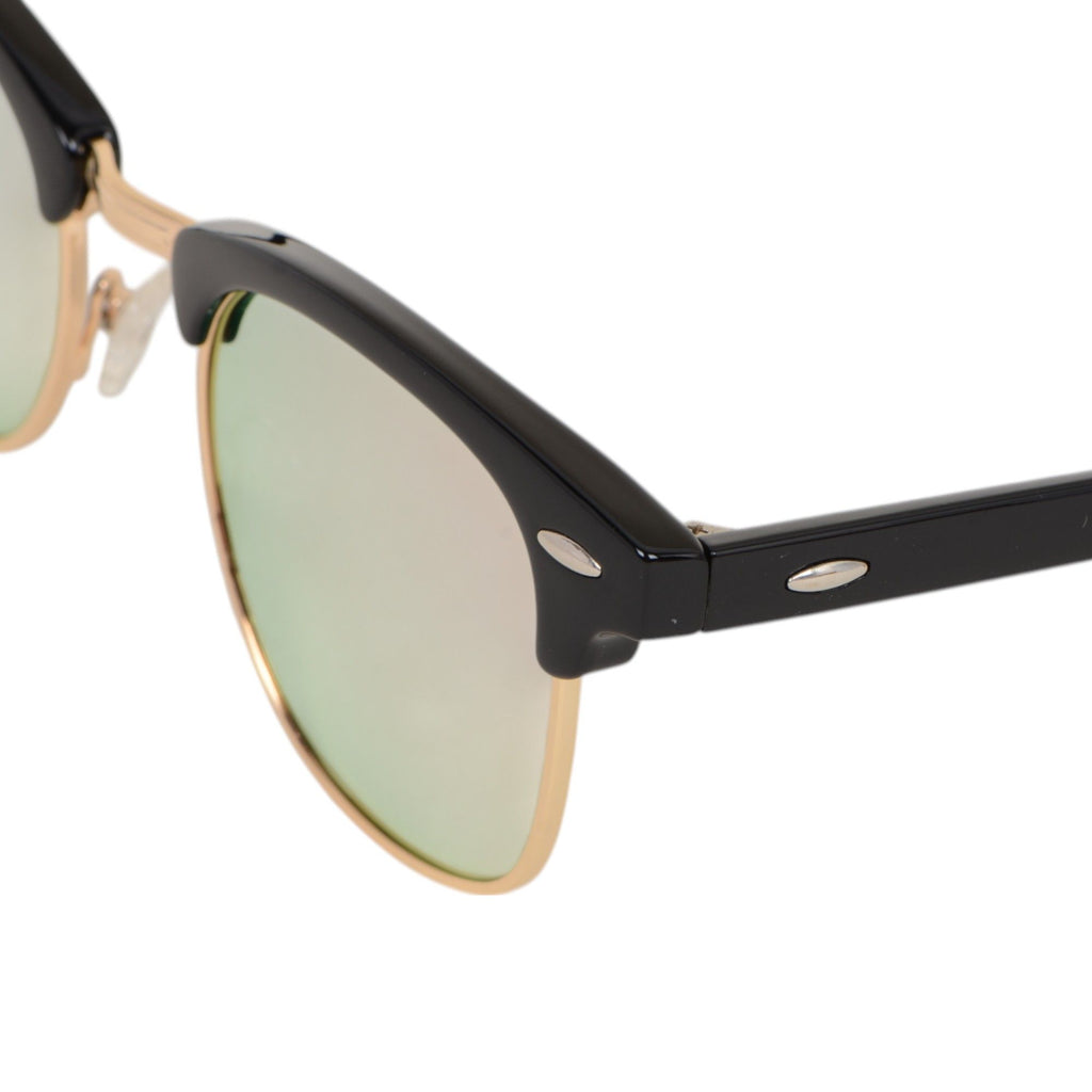 Anna-Kaci Half Frame Retro Style Daily Casual Polarized Sunglasses UV400 Protection