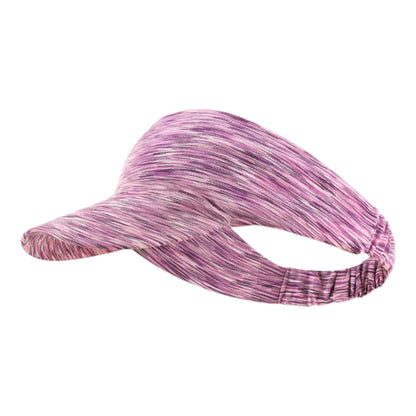 Anna-Kaci Stretchy UV Protection Sports Visor Hat Lightweight Rainbow Stripe Design for Hiking Beach Running Outdoor Travel