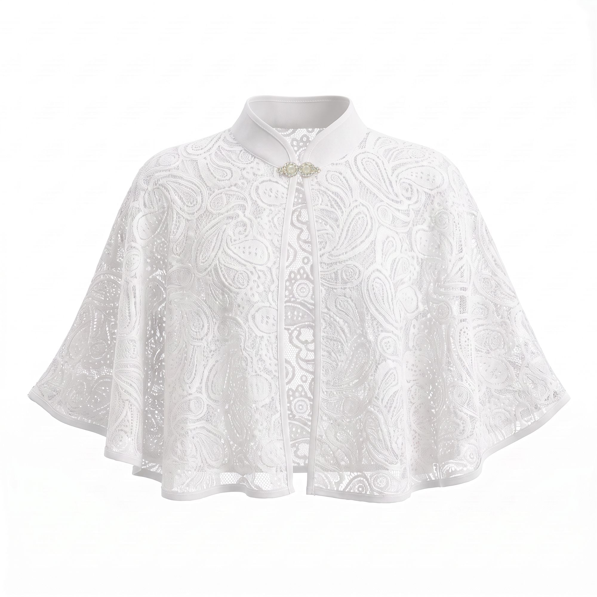 Sheer Lace Scarf Wrap Cape Style Shoulder Cover for Dresses