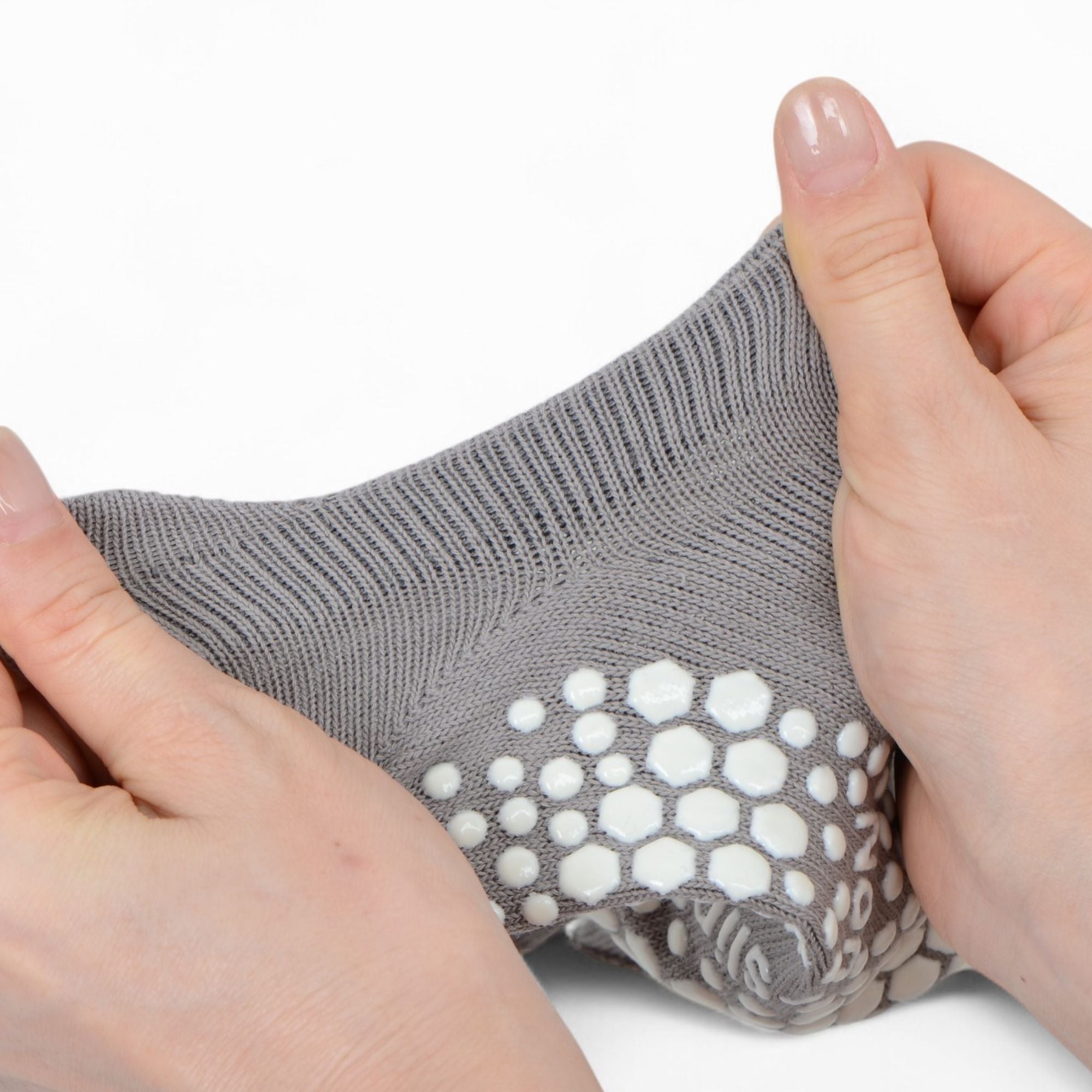 Anna-Kaci Women's Open-Toe Grip Socks for Yoga and Pilates with Non-Slip Soles and Arch Support