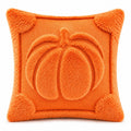 Plush Pumpkin Throw Pillow Cover for Fall and Thanksgiving Decor