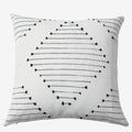 Cotton Throw Pillow 17.7*17.7 in Square Decorative Cushion for Living Room Bedroom