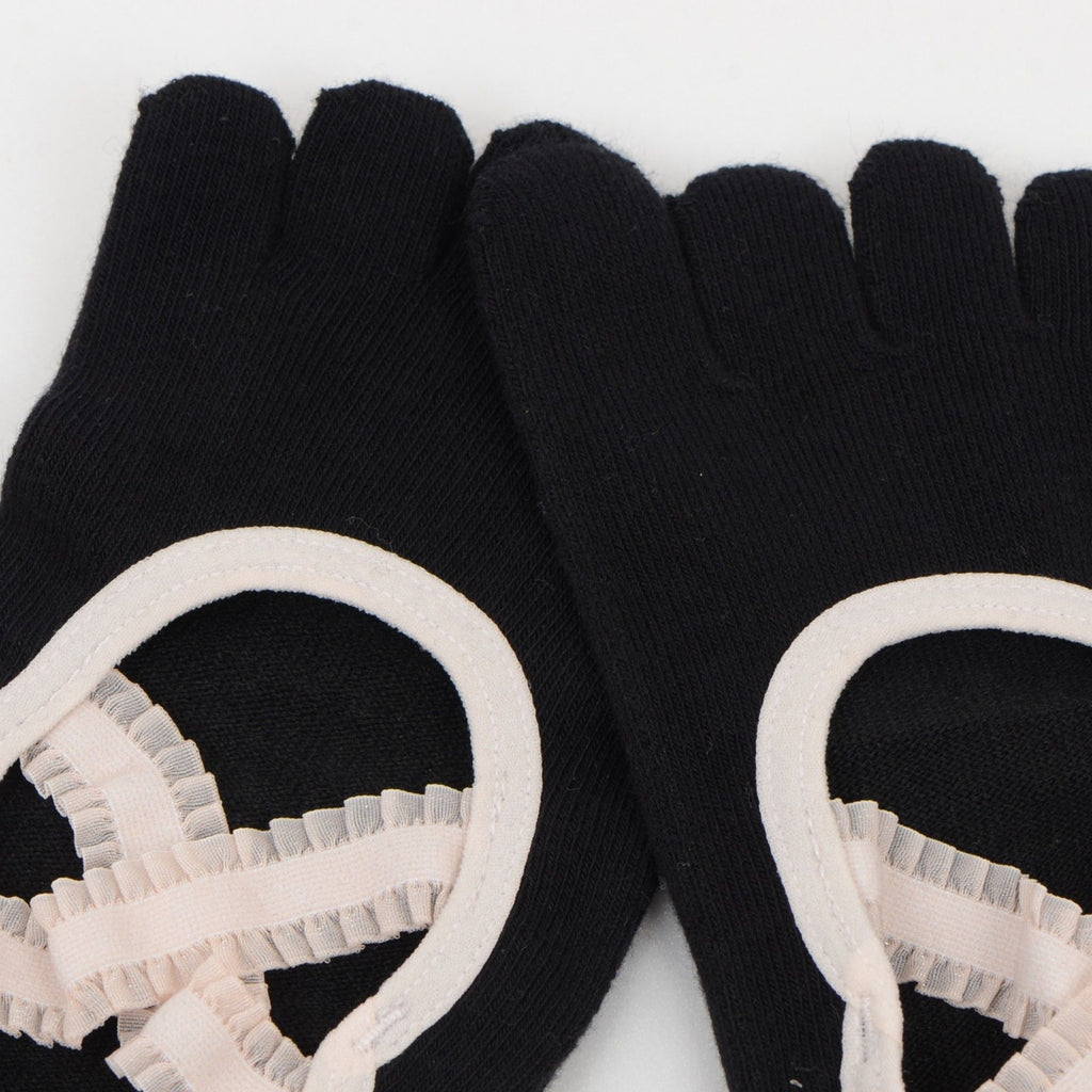 Anna-Kaci Women's Yoga Socks and Gloves Set with Anti-Slip Grip for Pilates and Barre Workouts
