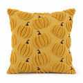 Tufted Pumpkin Pattern Throw Pillow Cover for Fall and Thanksgiving Decor