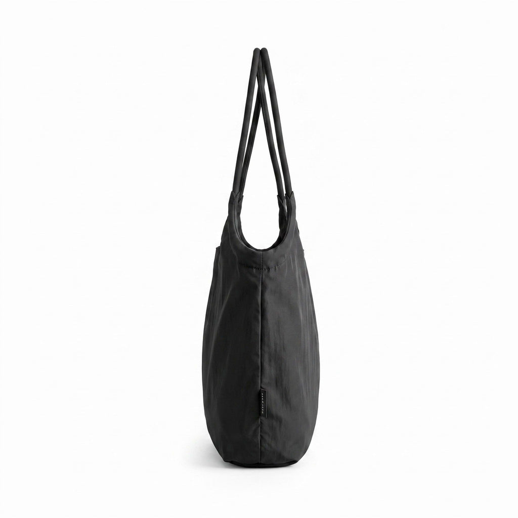 Soft Lightweight Shoulder Tote Bag with Double Rope Shoulder Straps and Roomy Open-Top Design 16.1x13x3.5in