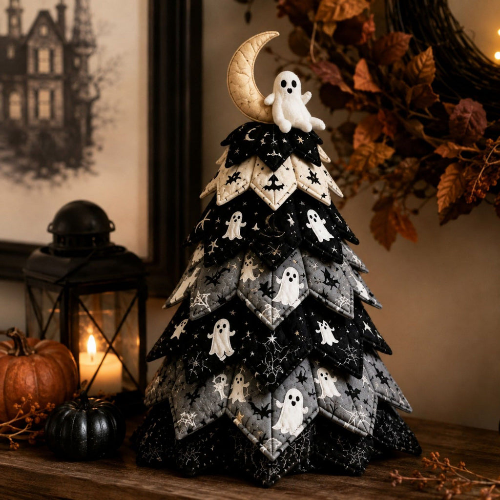Handmade Halloween Witch Tree Sewing Kit DIY Fabric Holiday Decoration