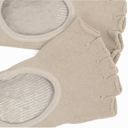 Anna-Kaci Women's Open-Toe Grip Socks for Yoga and Pilates with Non-Slip Soles and Arch Support