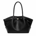 Large Capacity Pleated Shoulder Tote Bag
