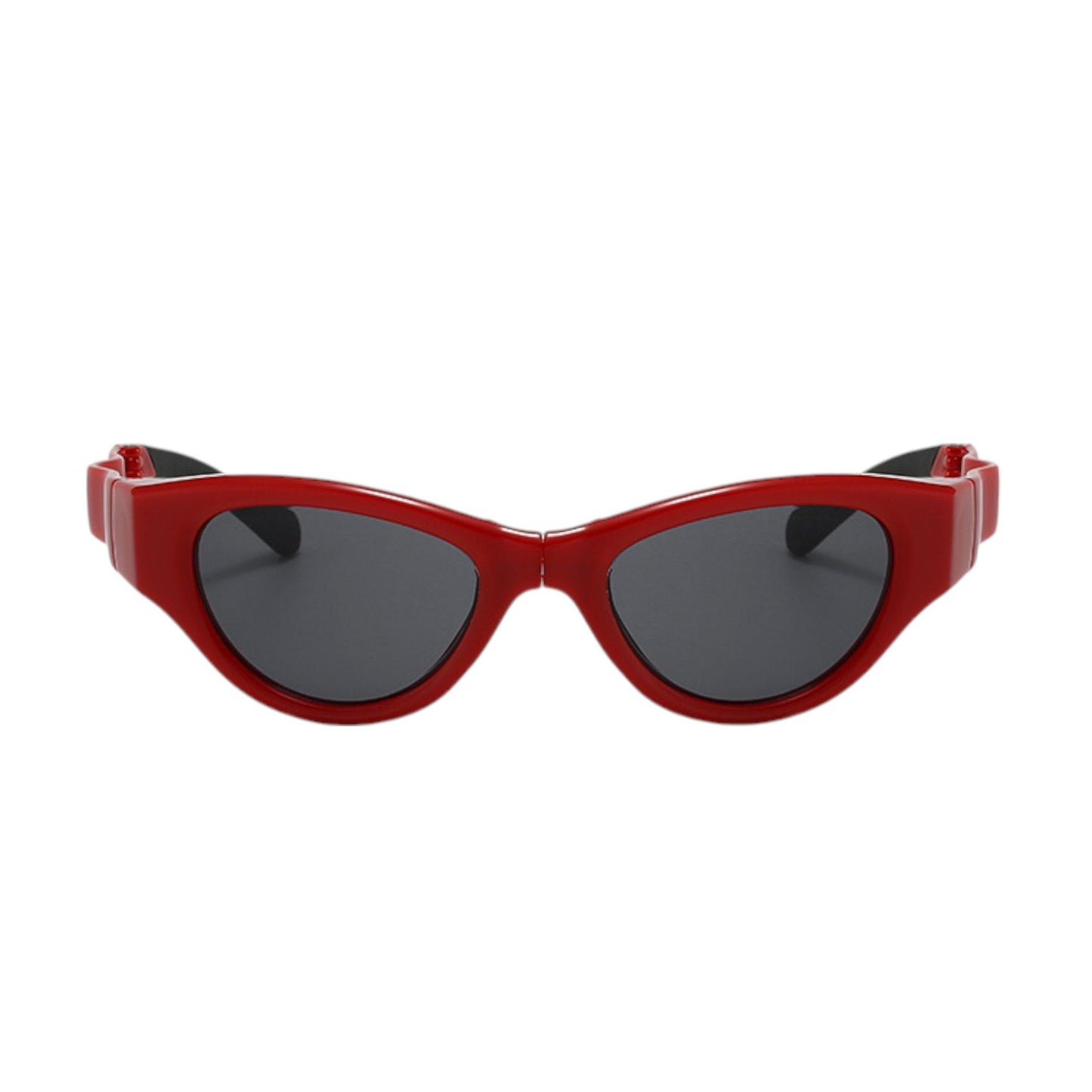 Anna-Kaci Women's Retro Y2K Futuristic Folding Sunglasses UV400 protection