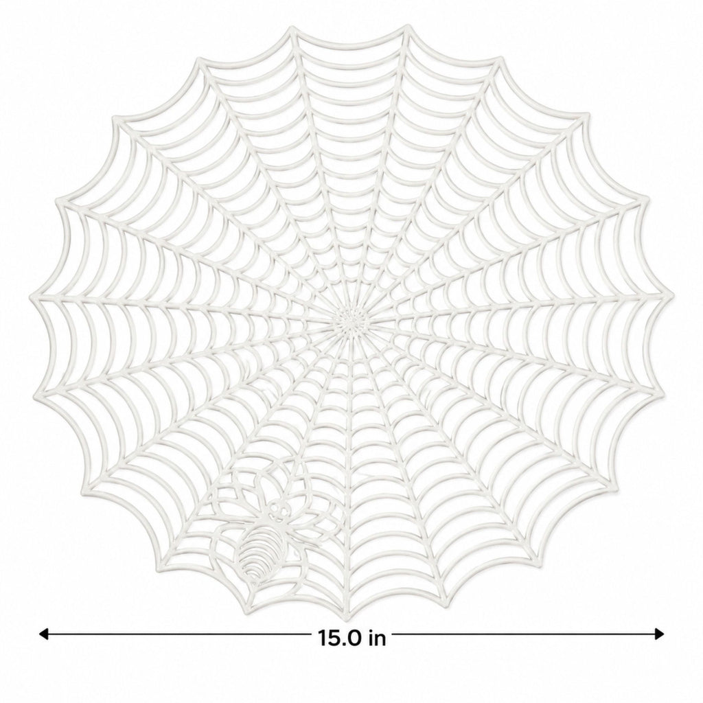 Halloween Spiderweb PVC Waterproof Non-Slip Placemat