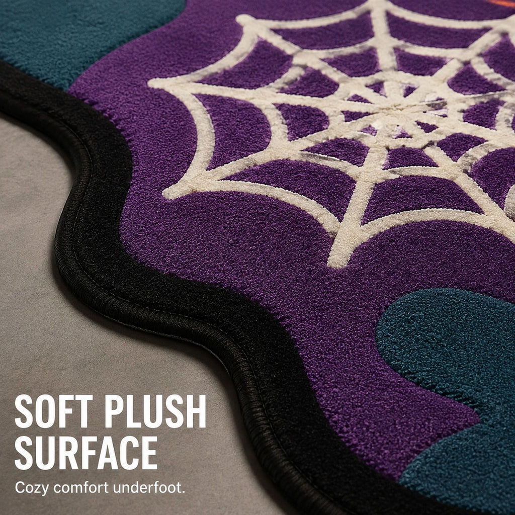 Halloween Shaped Long Accent Rug Nonslip Floor Mat 15.7 x 47.2 Inches