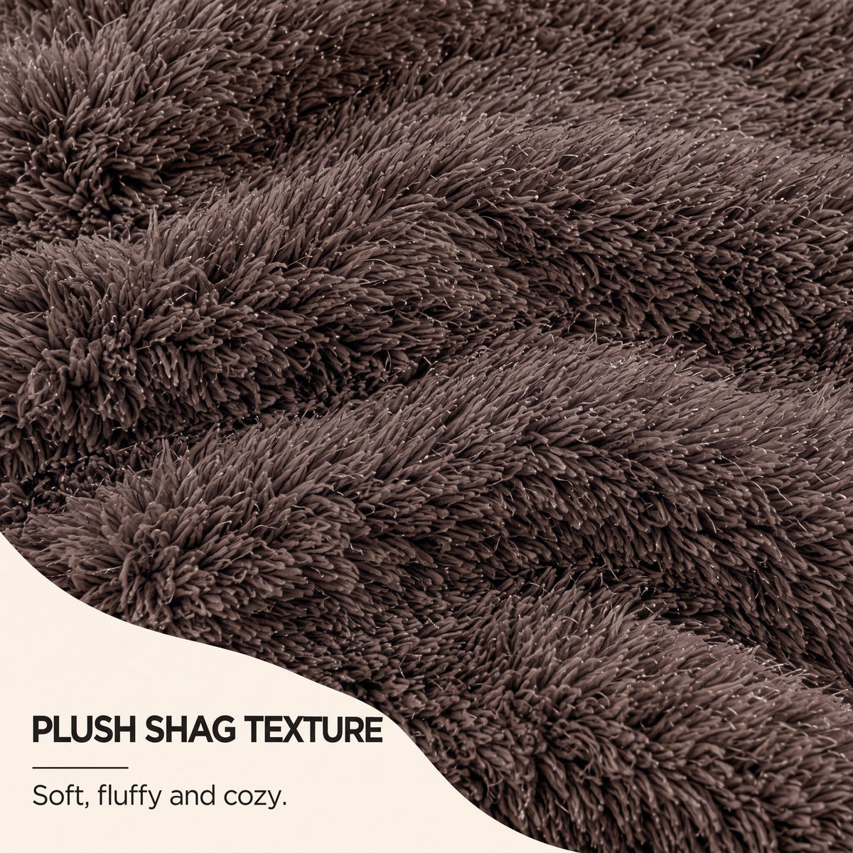 2 Pack Shaggy Faux Fur Throw Pillow Covers 18 x 18 Inch for Couch Sofa and Bed