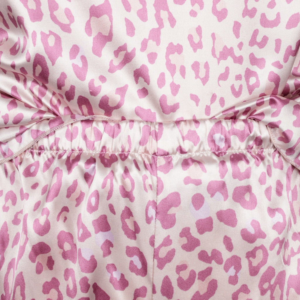 Anna-Kaci Lounge Women's Leopard Print Camisole and Shorts Pajama Set, Soft and Comfortable Sleepwear for Relaxation