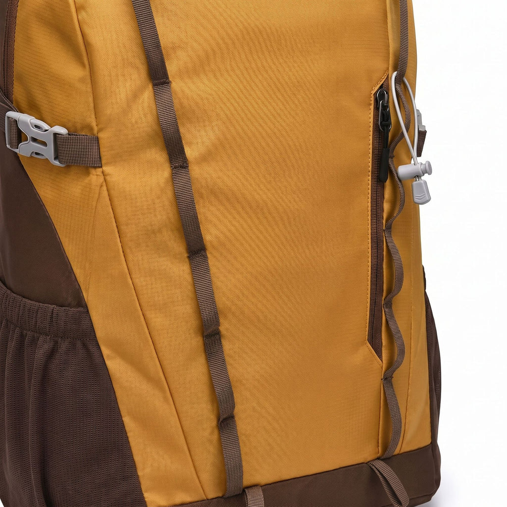 Travel Backpack with Side Pockets Front Zip Compartments Adjustable Straps Top Hle