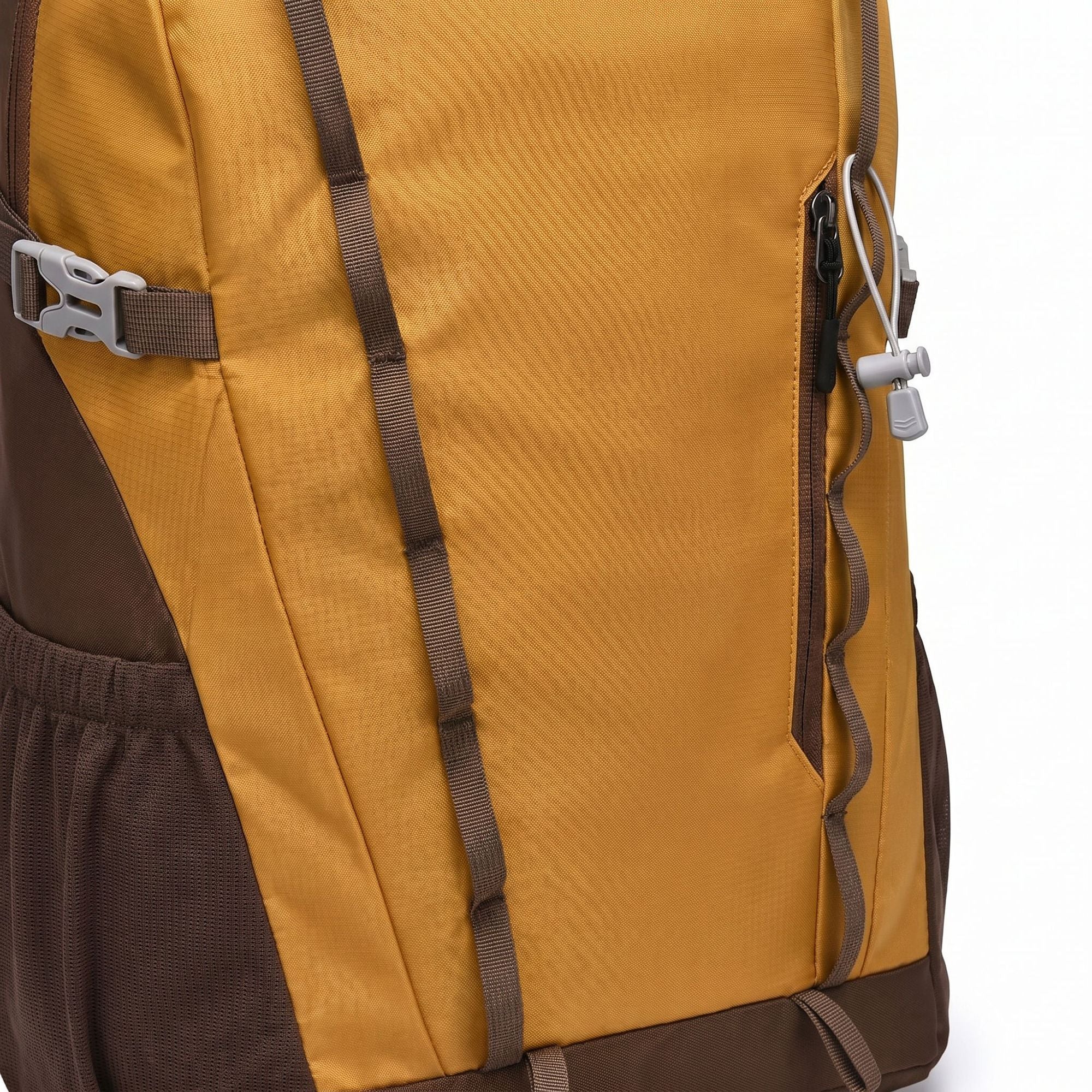 Travel Backpack with Side Pockets Front Zip Compartments Adjustable Straps Top Hle