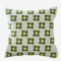 Canvas Decorative Throw Pillow Cover, Plant and Floral Print, 17.7*17.7in Square