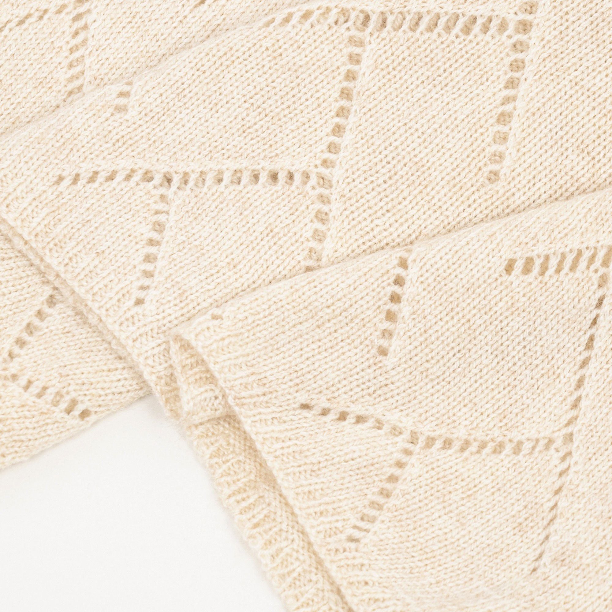 Anna-Kaci Women's Soft Knit Scarf with Delicate Cutout Detailing 67x17.7 inches