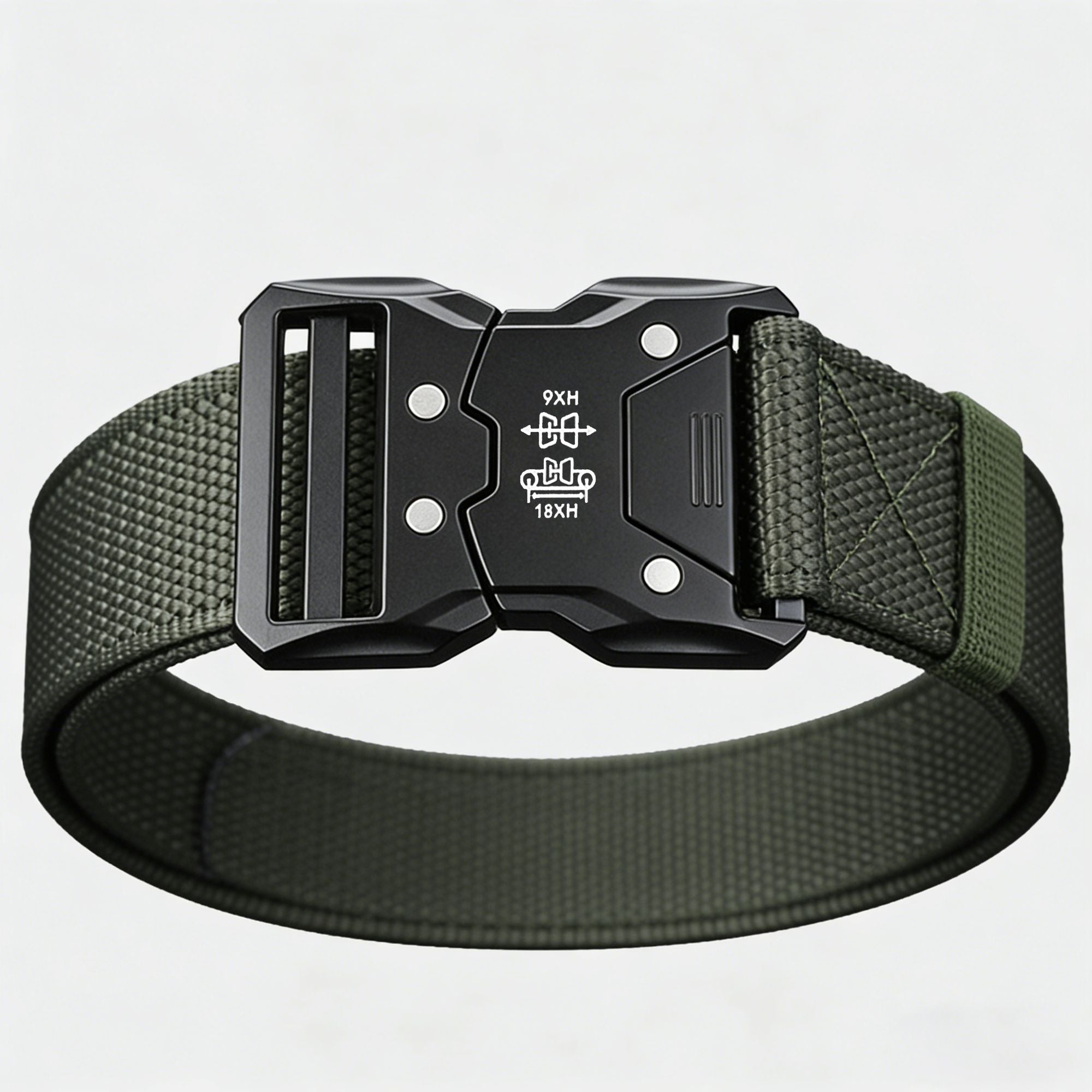 Anna-Kaci Women's Tactical Nylon Belt - Heavy-Duty Quick-Release Buckle Belt for Outdoor, Casual & Everyday Wear