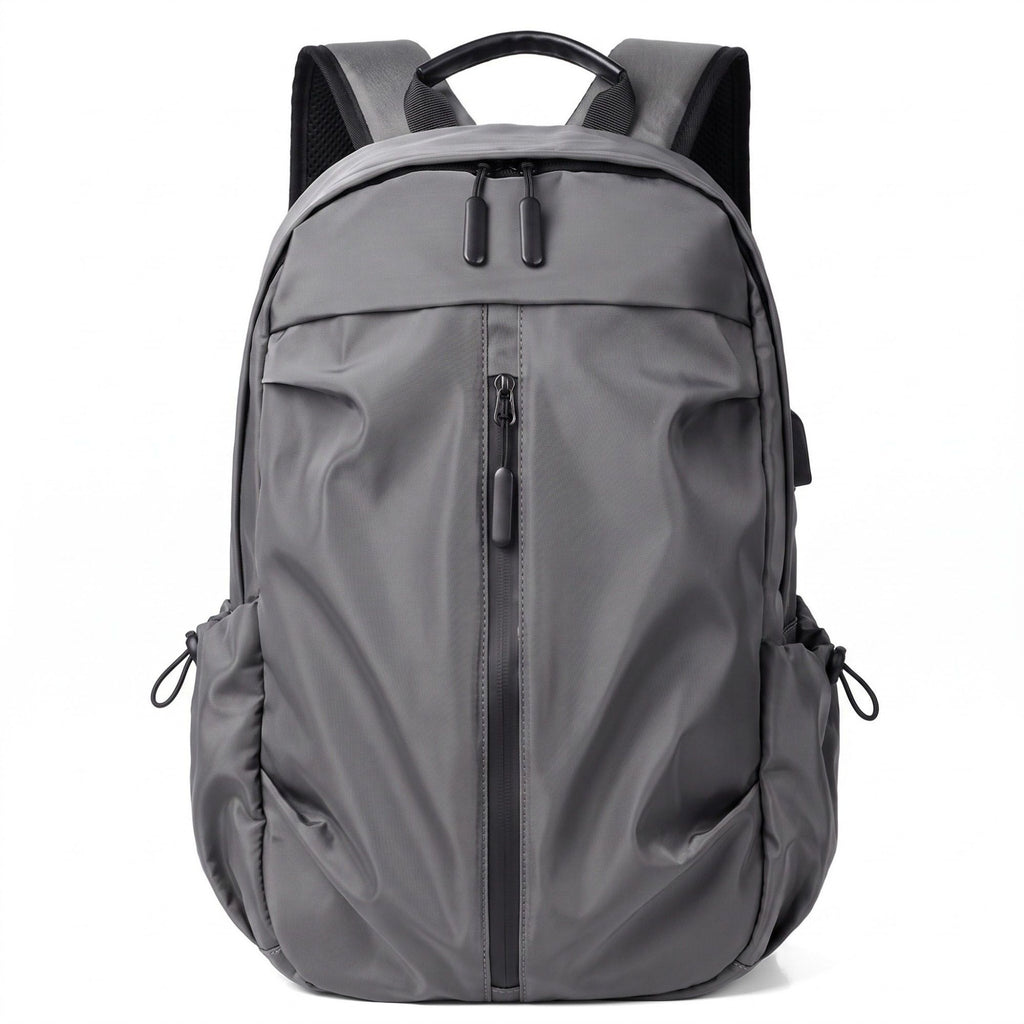 Multi-Pocket Commuter Travel Backpack with Padded Straps and Side Pockets