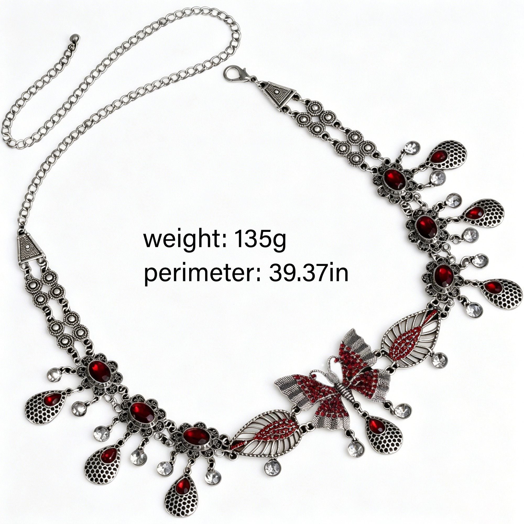 Tassel Metal Waist Chain Adjustable Layered Body Belt Statement Waist Jewelry