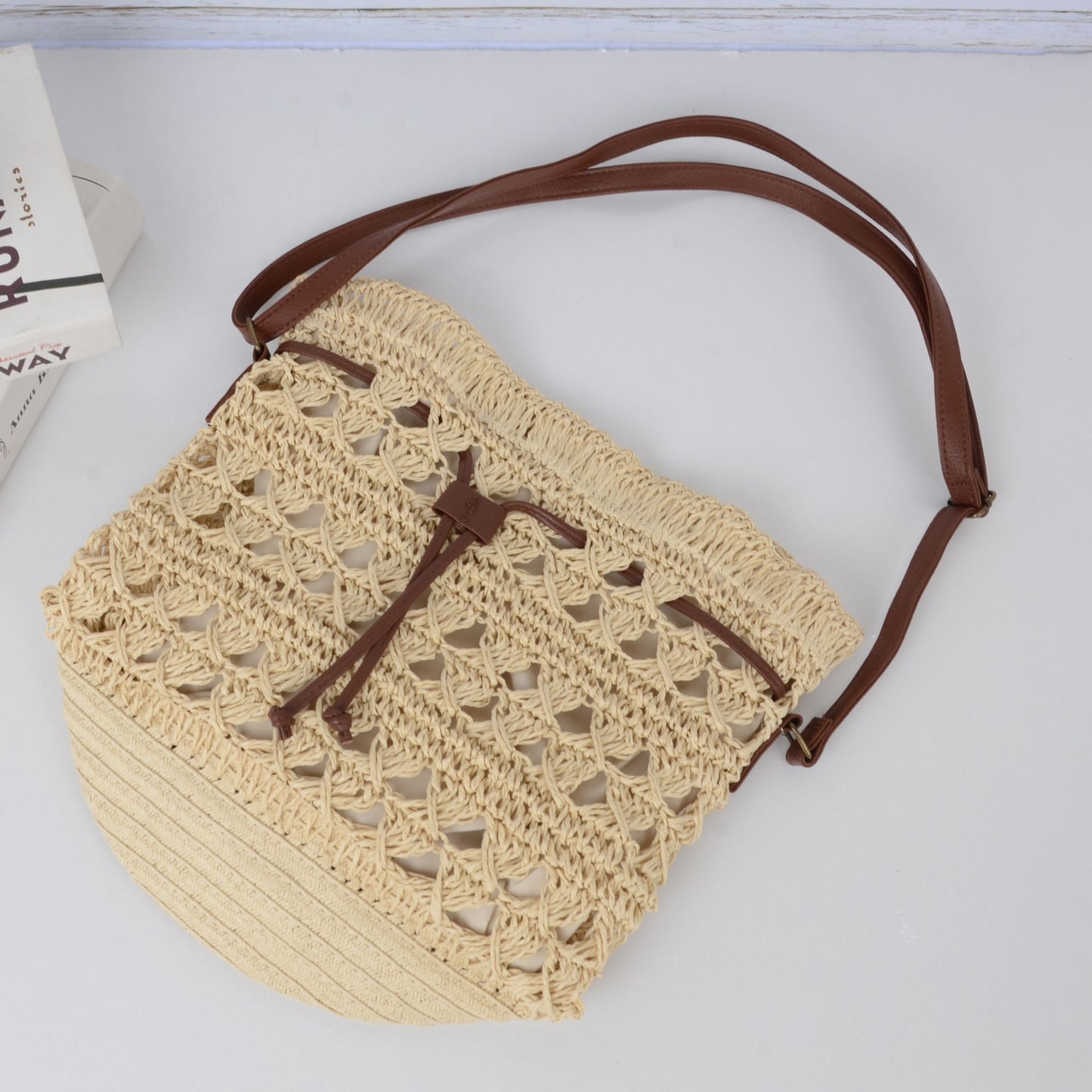 Anna-Kaci Women's Bohemian - Style Crochet Shoulder Bag