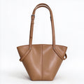 Structured Tote Shoulder Bag with Adjustable Straps and Interior Pockets