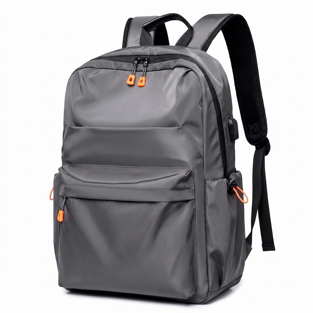 Multi-Pocket Commuter Travel Backpack with Padded Straps and Adjustable Side Pockets