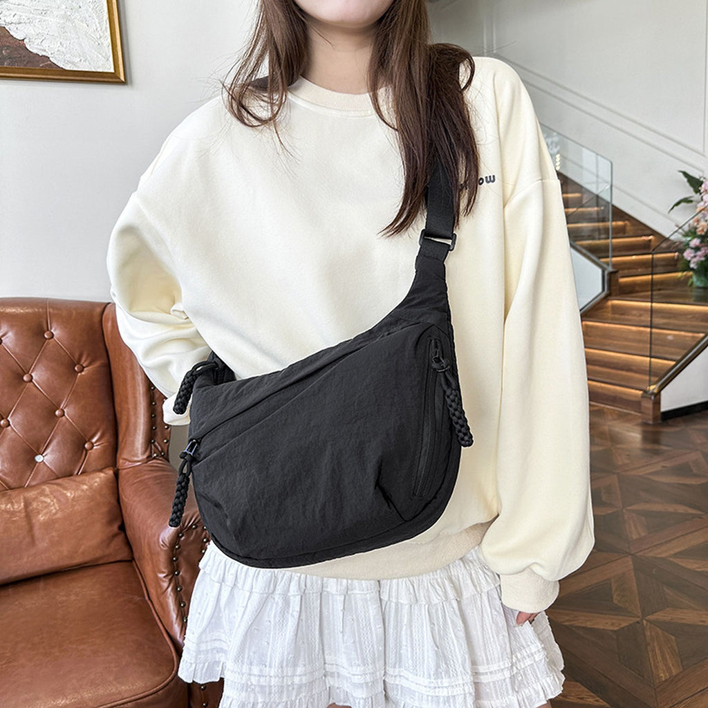 Anna-Kaci Women's Casual Canvas Hobo Shoulder Bag
