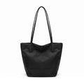 Oversized Lightweight Tote Bag with Long Shoulder Straps and Soft Slouchy Shape 12x9x6in