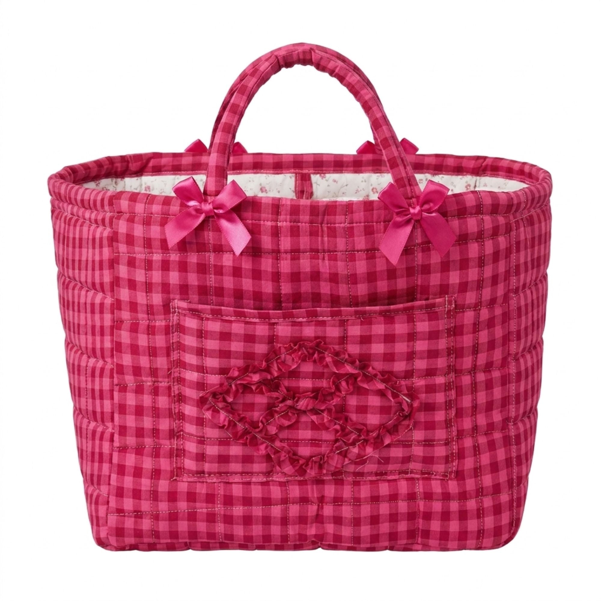 Bolsa organizadora grande acolchada con asas