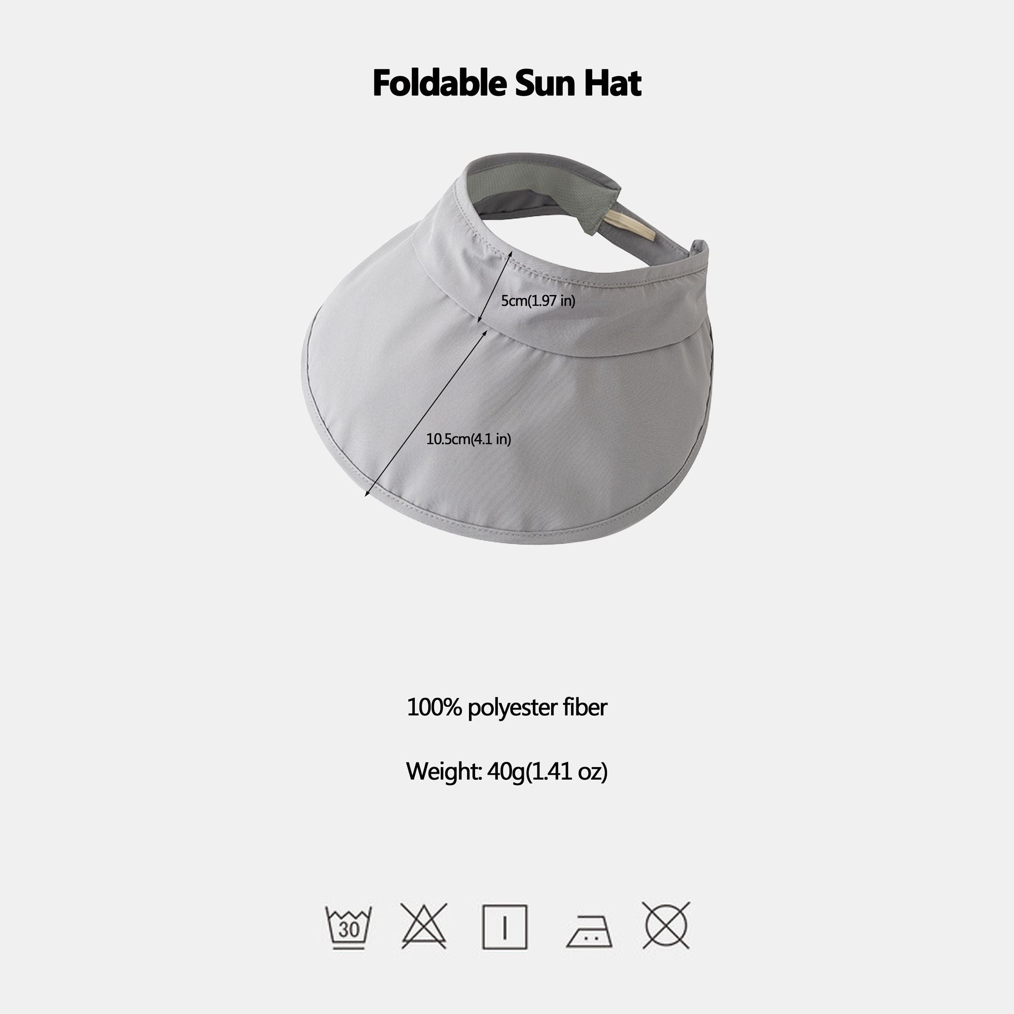 Anna-Kaci Foldable Wide - Brim Sun Visor Hat for UV Protection