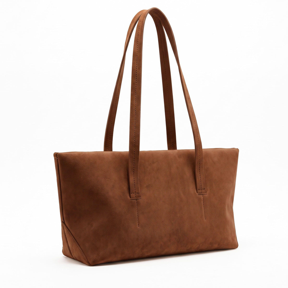 Large Shoulder Tote Bag with Foldover Flap and Interior Pockets