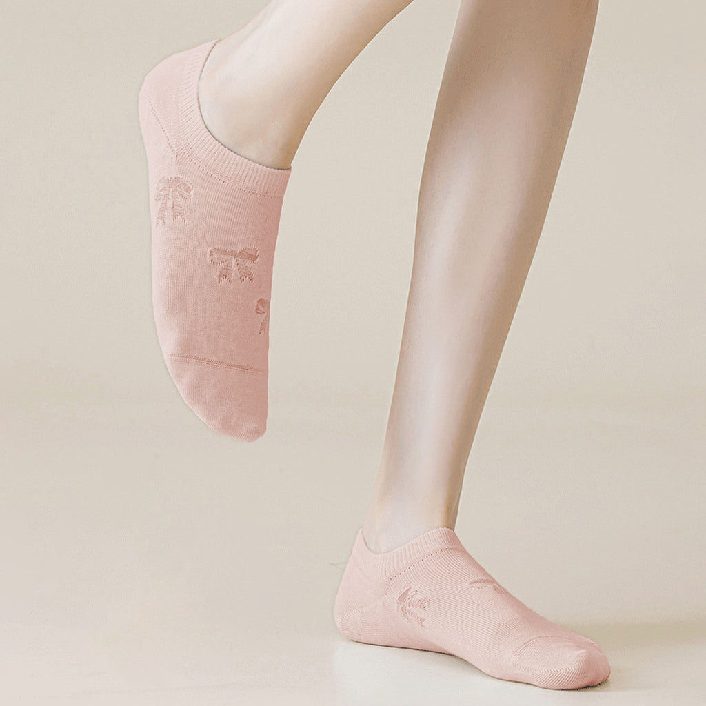 Anna-Kaci Invisible Women's Summer No-Show Liner Socks 5Pk