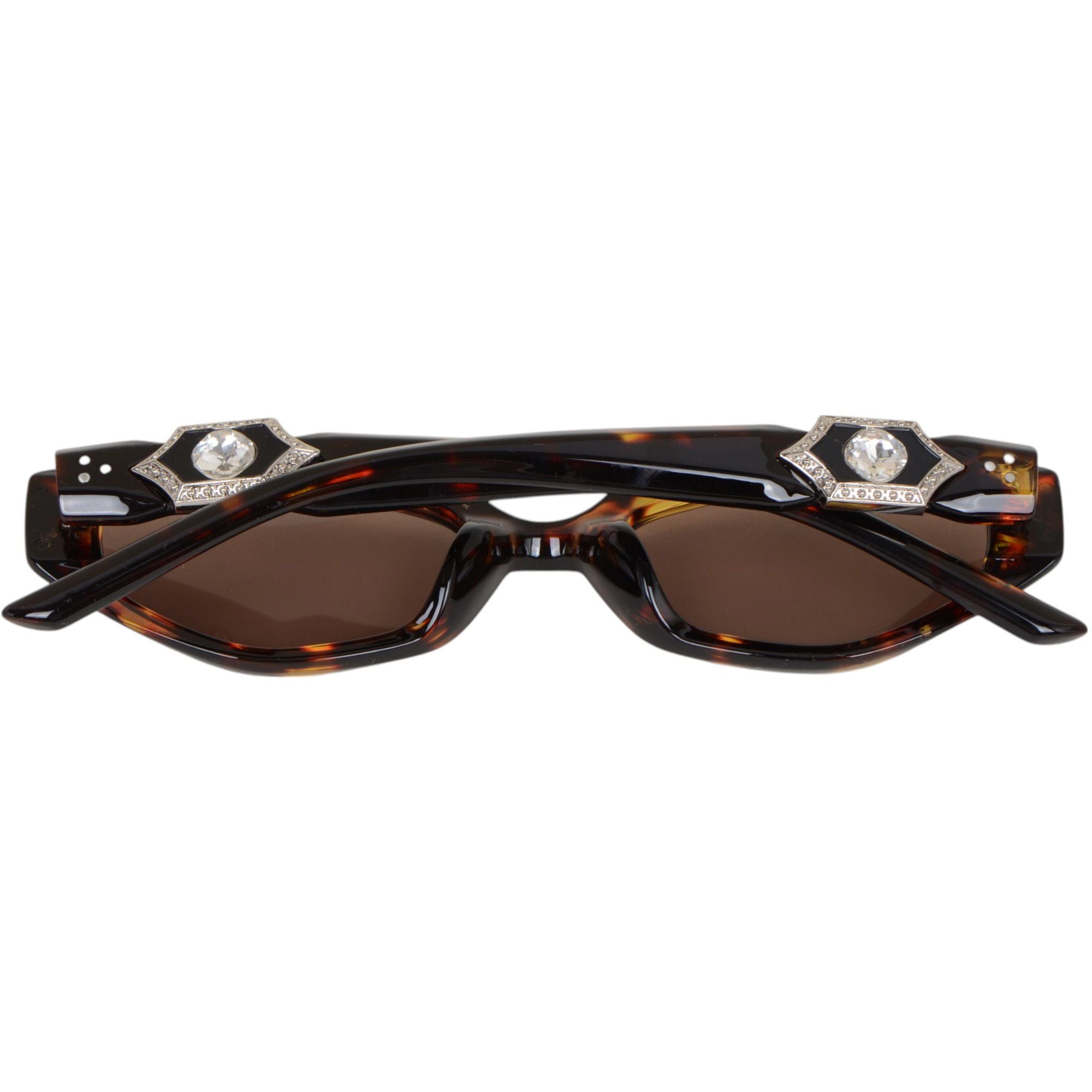 Anna-Kaci Women's Retro Jewelry Collection Fashionable Versatile Sunglasses UV400 Protection