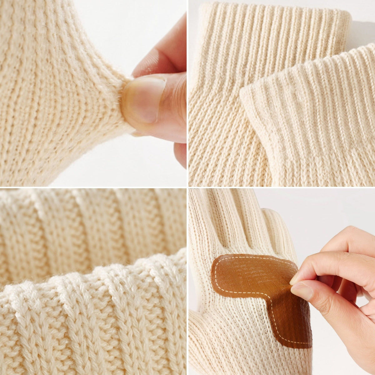 3 Piece Pom Beanie Scarf and Touchscreen Gloves Winter Set