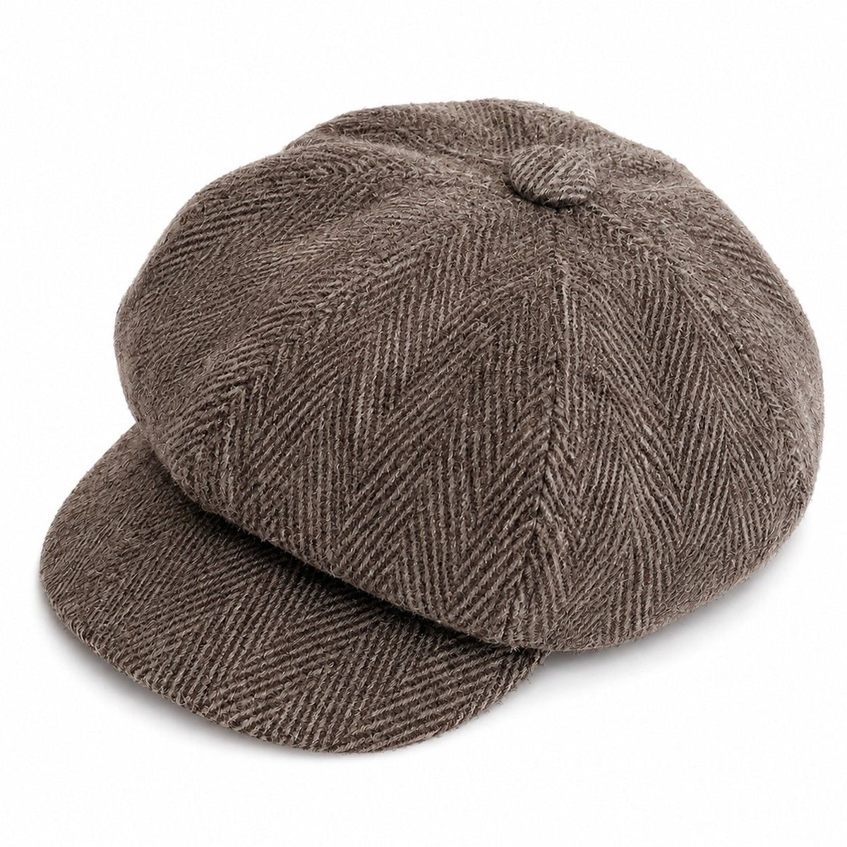 Gorra Newsboy de Tweed con Espiga Estilo Vintage Baker Boy Ajustable