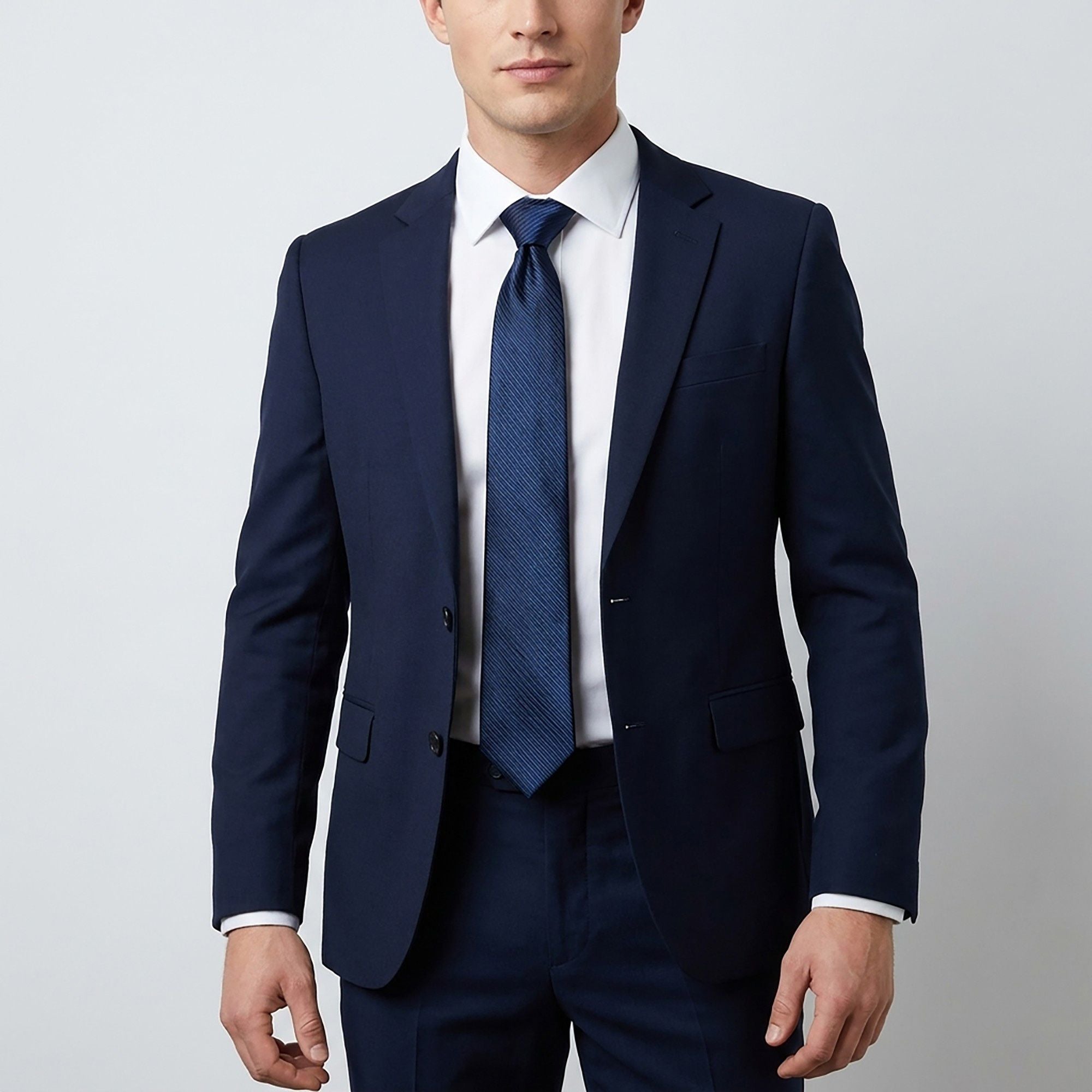 Men's Diagonal Stripe Texture Tie Subtle Woven Pattern Necktie 57 Inch Length 3.1 Inch Width Formal Business Accessory