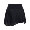 Anna-Kaci Active Womens High Waist Pleated Athletic Skort with Sheer Overlay Wide Waistband and Built In Shorts