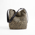 Leopard Print Shoulder Tote Bag Adjustable Strap Large Casual Carryall