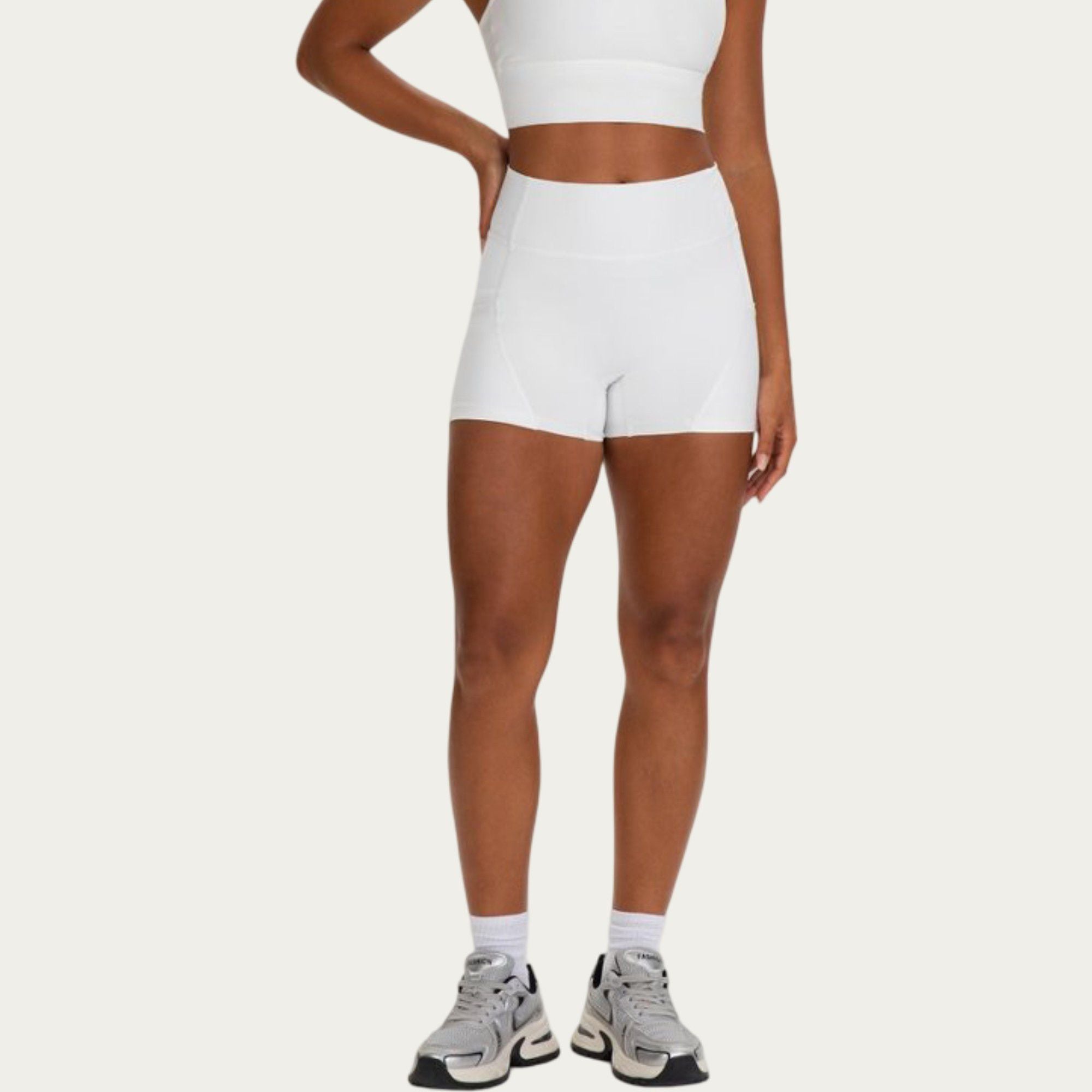 Anna-Kaci Active Women's High Waist Biker Shorts with Side Pockets and Smooth Stretch Fit