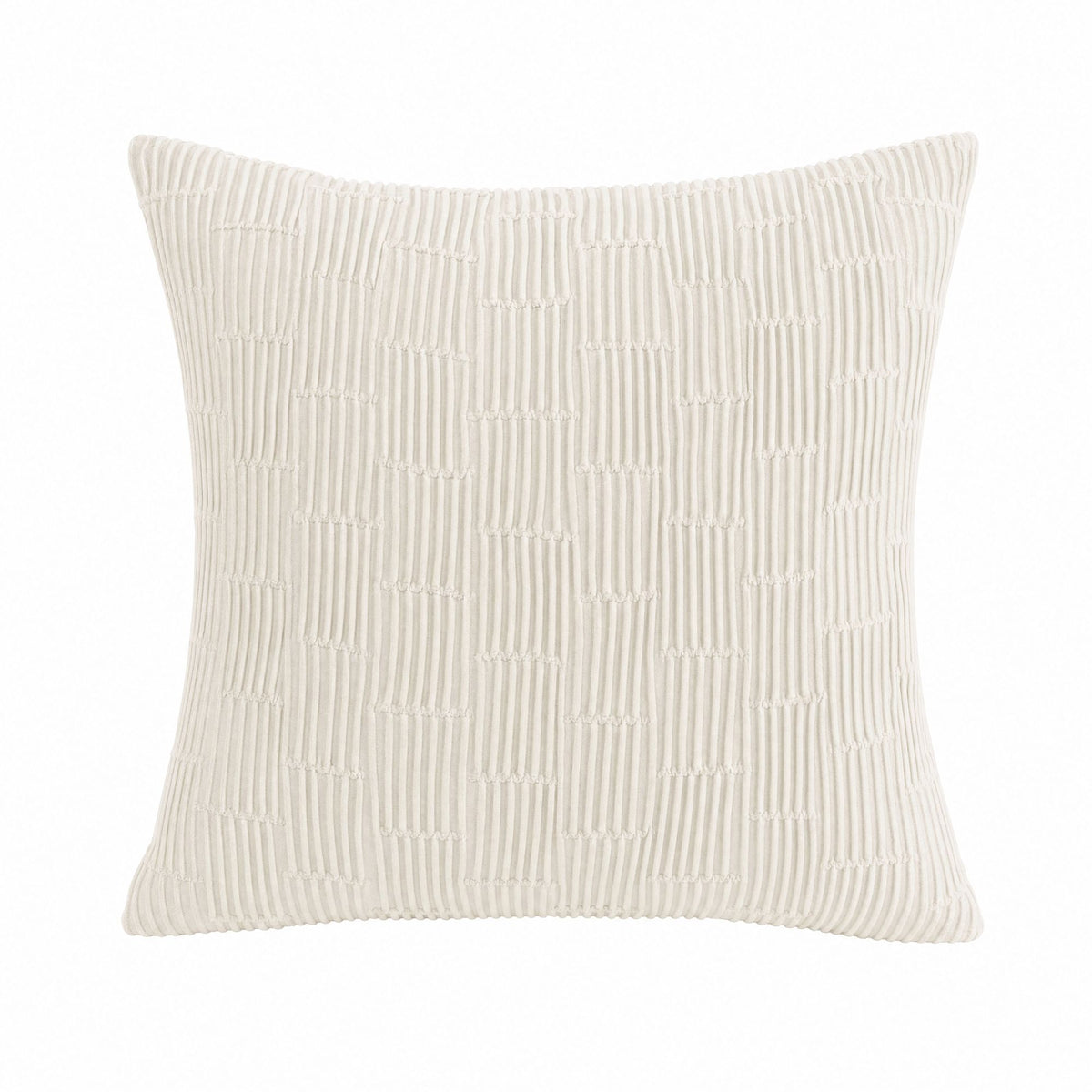 Textured Pleated Square Throw Pillow Cover Decorative Cushion Cover for Sofa Couch Bed