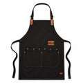 Water Resistant Canvas Bib Apron with Adjustable Straps and Pockets