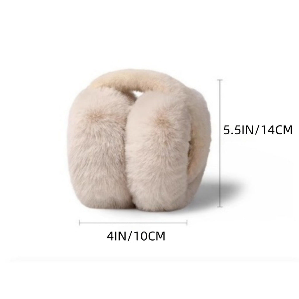Anna-Kaci Women's Plush Faux Fur Ear Muffs with Padded Ear Cushions and Soft Wraparound Design