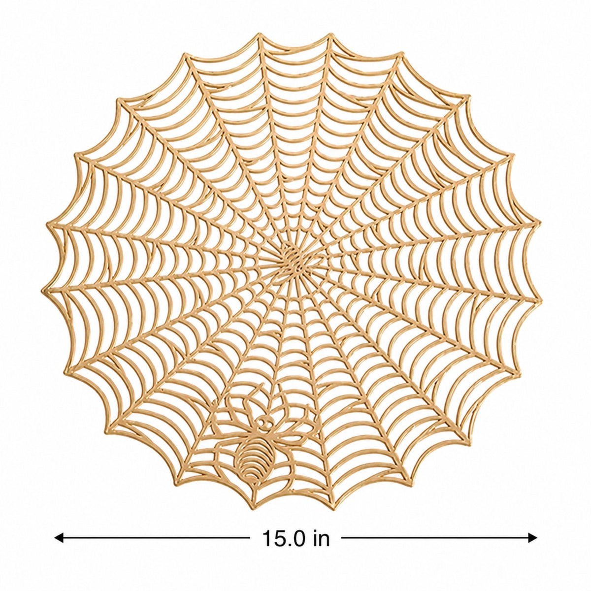 Halloween Spiderweb PVC Waterproof Non-Slip Placemat