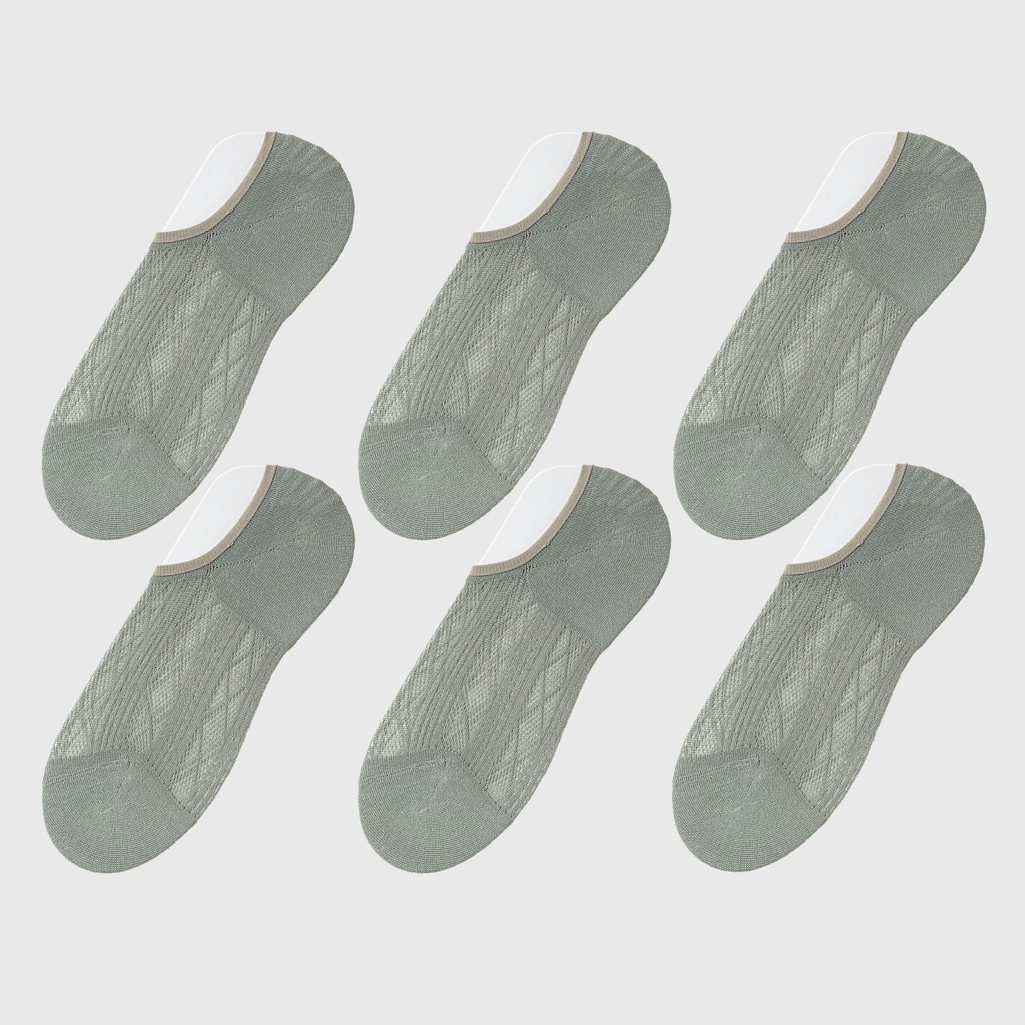 Anna-Kaci Women's Invisible No-Show Liner Socks 6Pk